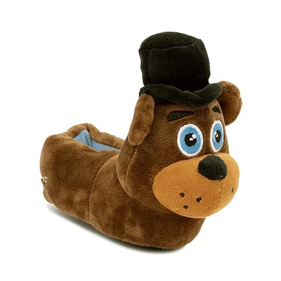 Five Nights at Freddy's Plush Slipper - Little Kid / Big Brown