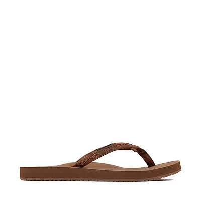 Womens Reef Ginger Slide Sandal - Chocolate