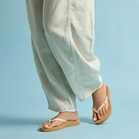 Womens Reef Ginger Slide Sandal - Cream / Tan