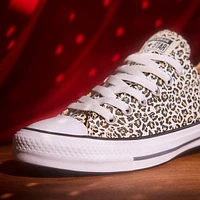 Converse Chuck Taylor All Star Animal Print Low-Top Sneaker - White Leopard