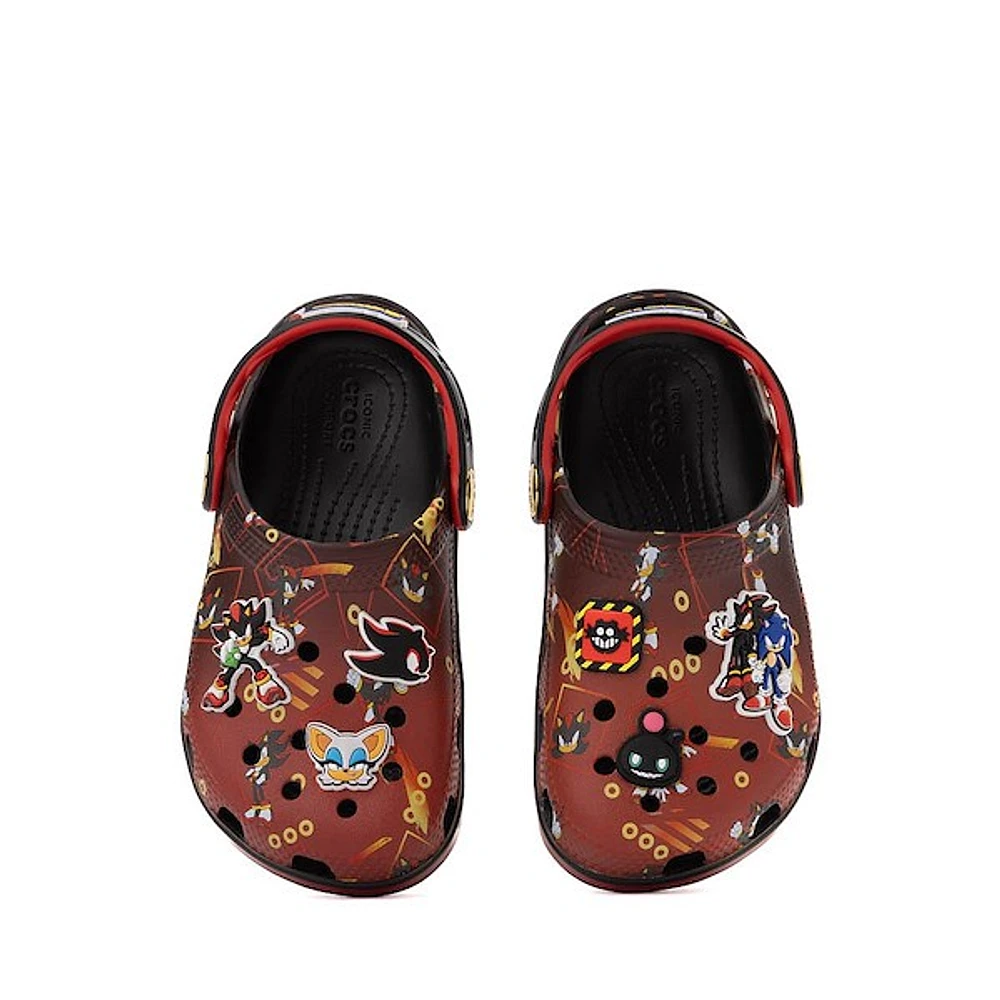 Sonic the Hedgehog&trade x Crocs Classic Shadow Clog - Baby / Toddler - Black / Red