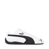 Womens PUMA Speedcat Leather Athletic Shoe - White / Black