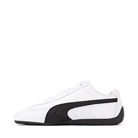 Womens PUMA Speedcat Leather Athletic Shoe - White / Black