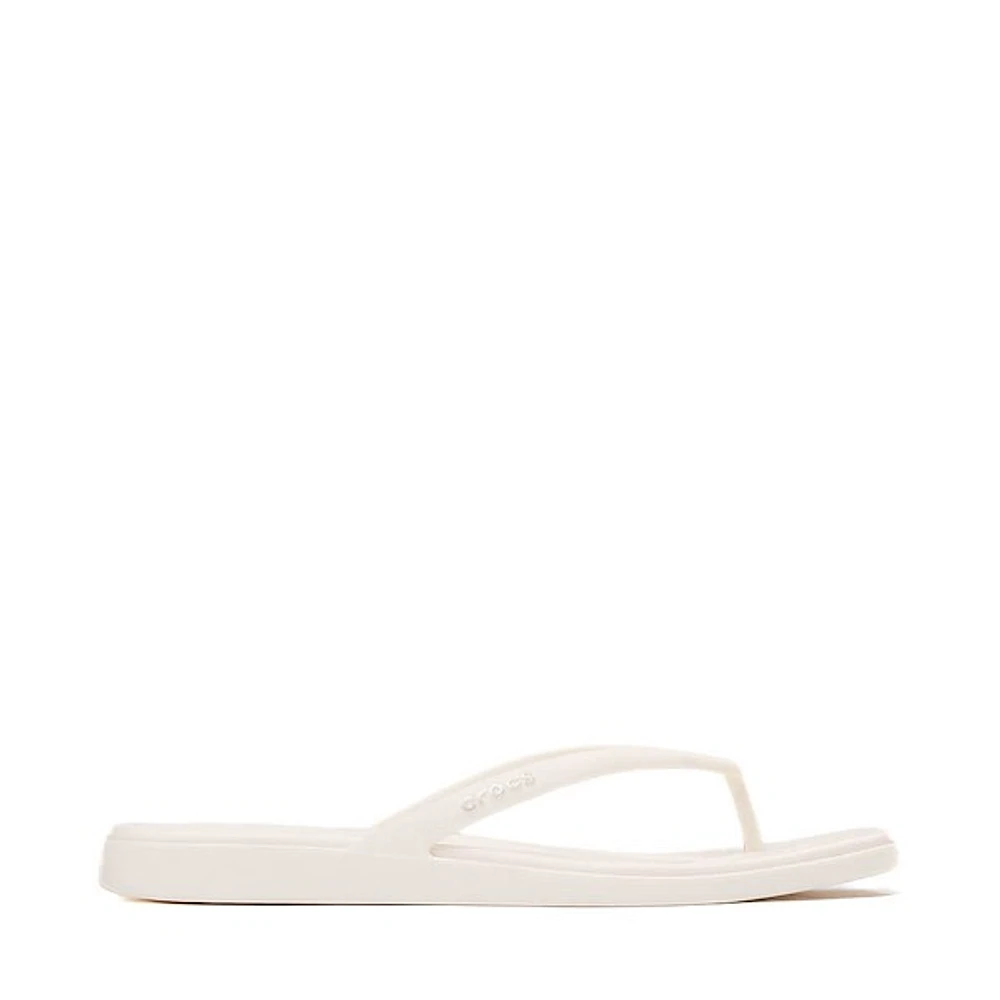 Womens Crocs Miami Flip Flop Sandal - Chalk White