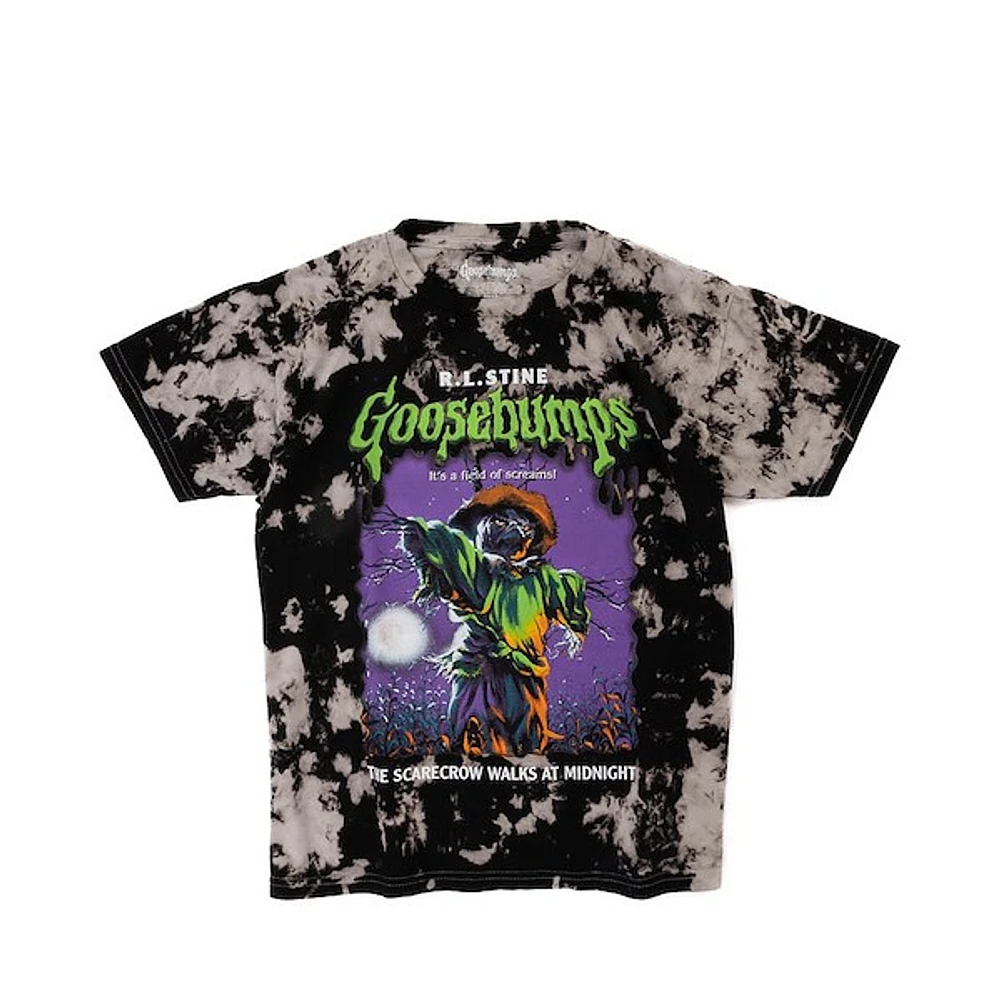 Goosebumps The Scarecrow Walks at Midnight Tee - Little Kid / Big Kid - Black / Bleach Wash