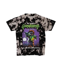 Goosebumps The Scarecrow Walks at Midnight Tee - Little Kid / Big Kid - Black / Bleach Wash