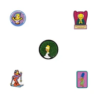 The Simpsons x Crocs Jibbitz&trade Meme Shoe Charms 5 Pack - Multicolor