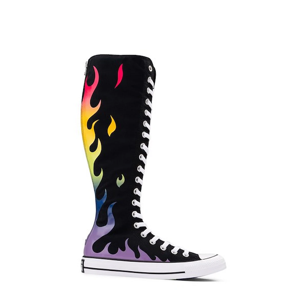 Converse Pride Chuck Taylor All Star XX-Hi Sneaker - Black / Rainbow Flame
