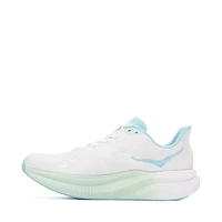 Womens HOKA Mach 6 Athletic Shoe - Frost / Rose Gold