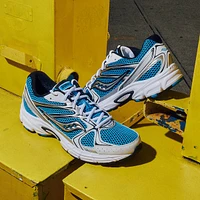 Saucony Ride Millennium Athletic Shoe - White / Diva Blue