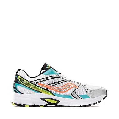 Saucony Ride Millennium Athletic Shoe - White / Mutant Green Orange