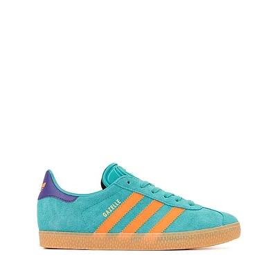 adidas Gazelle Athletic Shoe - Big Kid Pure Teal / Impact Orange
