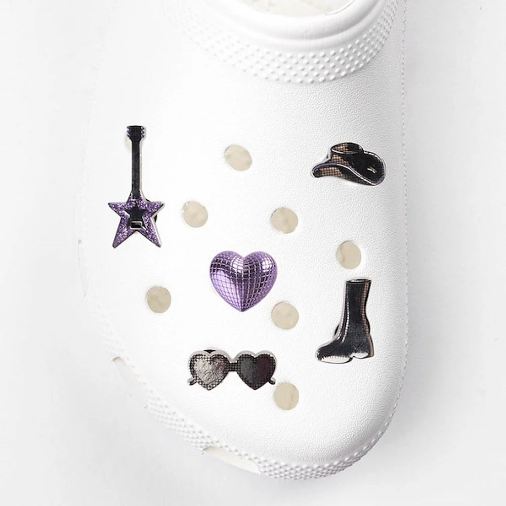 Crocs Jibbitz&trade Disco Concert Shoe Charms 5 Pack - Silver