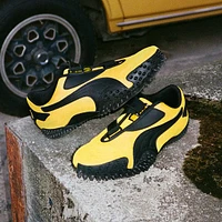 Womens PUMA Mostro Athletic Shoe - Yellow / Black