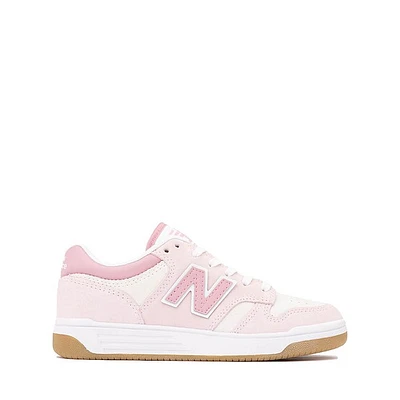 New Balance 480 Athletic Shoe - Big Kid Pink / White
