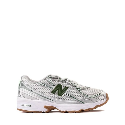 New Balance 740 Athletic Shoe - Little Kid Silver Metallic / Alpine Green