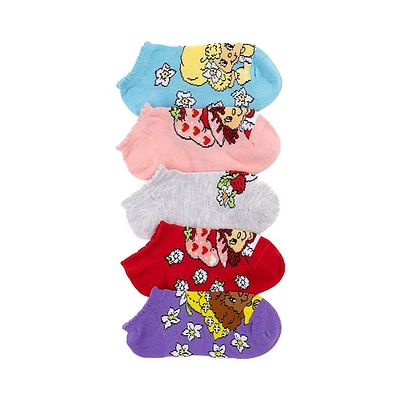 Strawberry Shortcake Ankle Socks 5 Pack - Little Kid - Multicolor