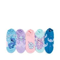 Disney Lilo & Stitch Ankle Socks 5 Pack - Big Kid - Multicolor