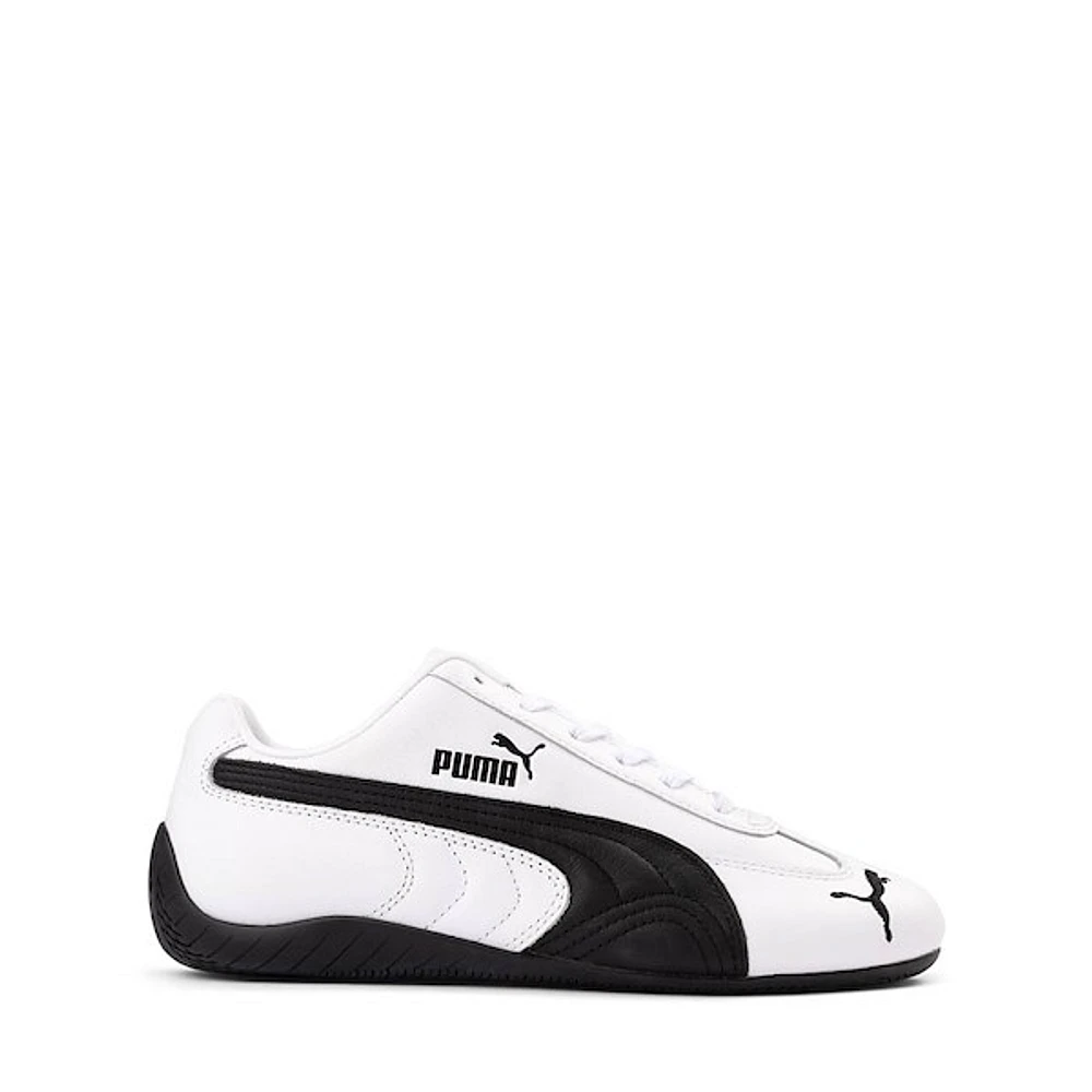 PUMA Speedcat Leather Athletic Shoe - Big Kid White / Black