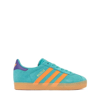 adidas Gazelle Athletic Shoe - Little Kid Pure Teal / Impact Orange