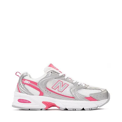 New Balance 530 Athletic Shoe - White / Silver Metallic Dragonberry