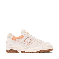 Womens New Balance 550 Athletic Shoe - Sea Salt / Peach Nectar
