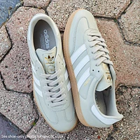 Mens adidas Samba OG Athletic Shoe - Wonder Alumina / White Gum
