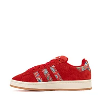 Womens adidas x Liberty London Campus '00s Athletic Shoe - Semi Lucid Red / Cream White Gold Metallic