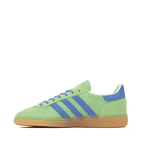 Womens adidas Handball Spezial Athletic Shoe - Lime Burst / Blue Fusion Gum