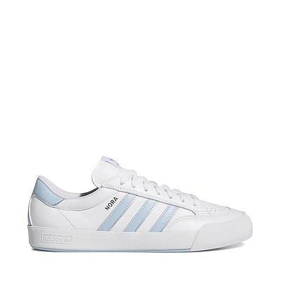 adidas Nora Skate Shoe - White / Clear Sky Silver Metallic