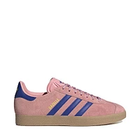 Womens adidas Gazelle Athletic Shoe - Semi Pink Spark / Lucid Blue Pure Sulfur