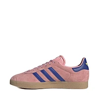 Womens adidas Gazelle Athletic Shoe - Semi Pink Spark / Lucid Blue Pure Sulfur