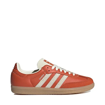Womens adidas Samba OG Athletic Shoe - Collegiate Orange / Cream White Gum