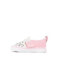 Vans Slip-On V Skateicorn Skate Shoe - Baby / Toddler Marshmallow Pink