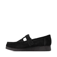 Womens Clarks Wallabee Evo T-Bar Mocassin