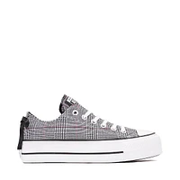 Womens Converse Chuck Taylor All Star Lift Plaid Low-Top Sneaker - Black / White