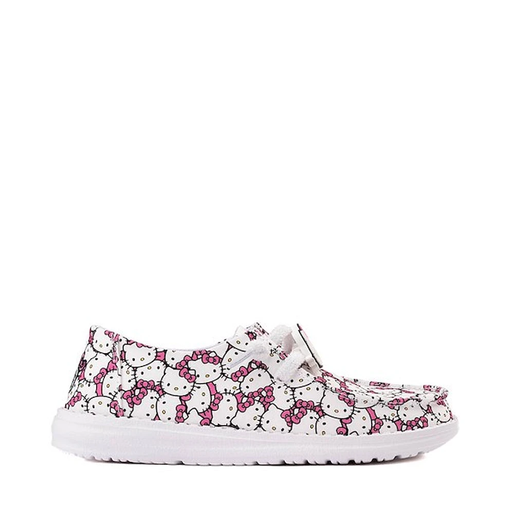 Womens Hello Kitty® x HEYDUDE Wendy Slip-On Casual Shoe - White