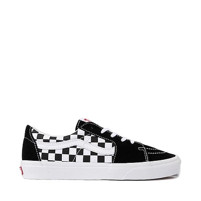 Vans Sk8-Low Checkerboard Skate Shoe - Black / White