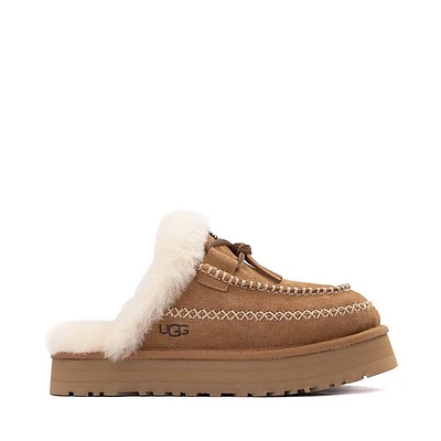 Womens UGG® Disquette Alpine Platform Clog - Chestnut