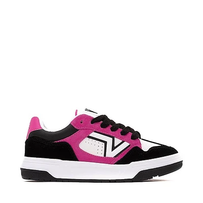 Vans Upland Suede Skate Shoe - Black / White Pink