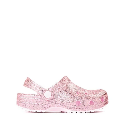 Crocs Classic Chunky Glitter Clog - Little Kid / Big Pink