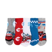Hot Wheels&trade Crew Socks 5 Pack - Toddler - Multicolor