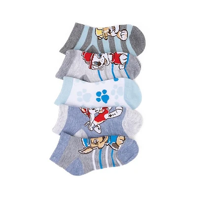 Paw Patrol Quarter Socks 5 Pack - Toddler - Multicolor