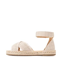 Womens Minnetonka Pemma Espadrille Sandal - Tan Herringbone