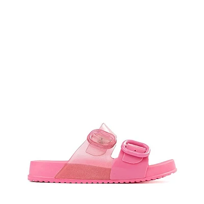 Mini Melissa Cozy Slide Sandal - Little Kid / Big Pink