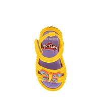 Mini Melissa + Play-Doh Create Sandal - Toddler / Little Kid - Yellow