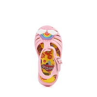 Mini Melissa + Play-Doh Possession Sandal - Toddler / Little Kid - Matte Pink