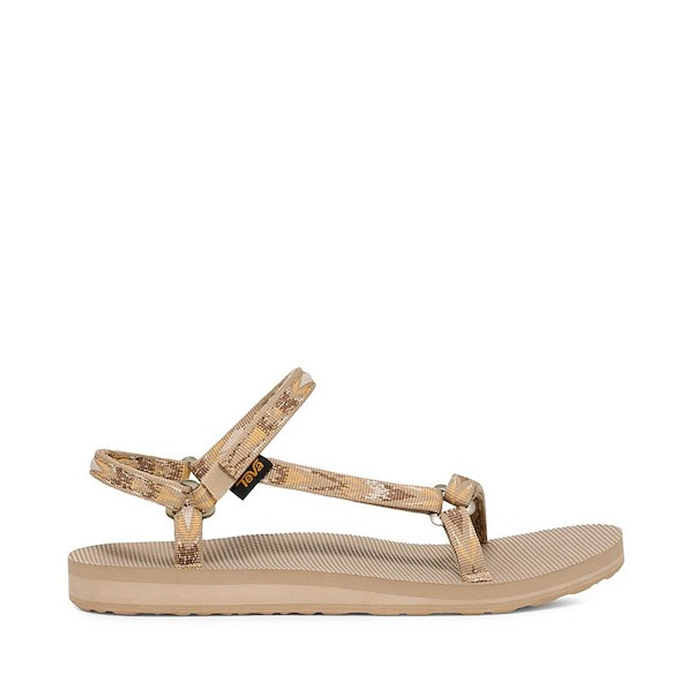Womens Teva Original Universal Slim Sandal - Archive Wing Black / Pepper