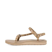 Womens Teva Original Universal Slim Sandal - Archive Wing Black / Pepper