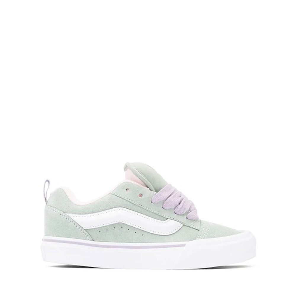 Vans Knu Skool Skate Shoe - Big Kid Olive / Lilac